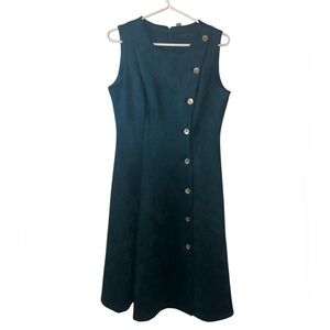 Calvin Klein Sheath Dress Women’s 8 Dark Green Sleeveless